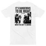 Dangerous to be Right v2 premium t-shirt