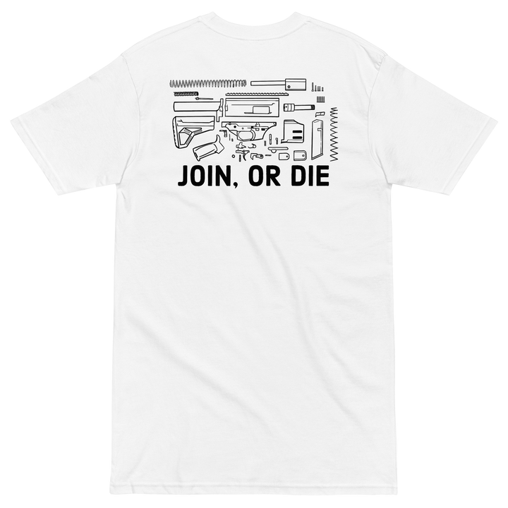 Join, or Die. v2 premium t-shirt