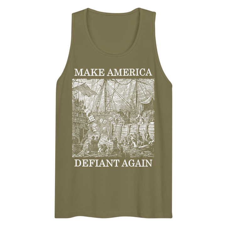 Make America Defiant Again premium tank top