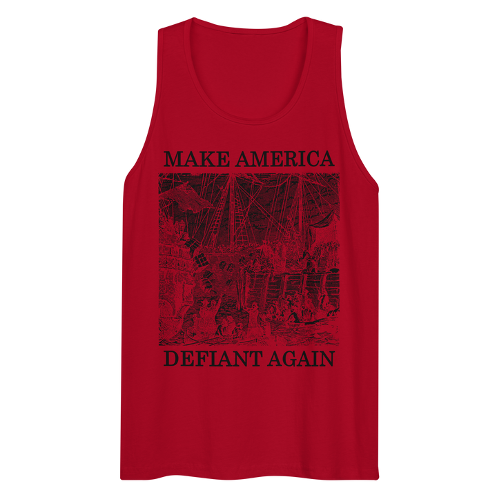 Make America Defiant Again premium tank top