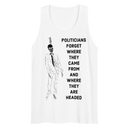 Politicians Forget '22 premium tank top