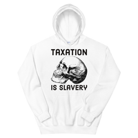 taxation is slavery v1 hoodie