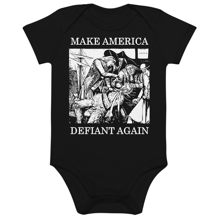 Make America Defiant Again '22 organic bodysuit