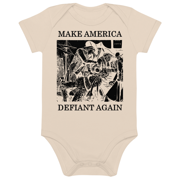 Make America Defiant Again '22 organic bodysuit
