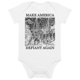 Make America Defiant Again organic bodysuit