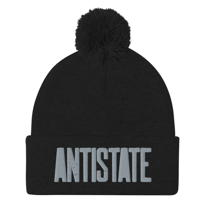 Stone pom beanie