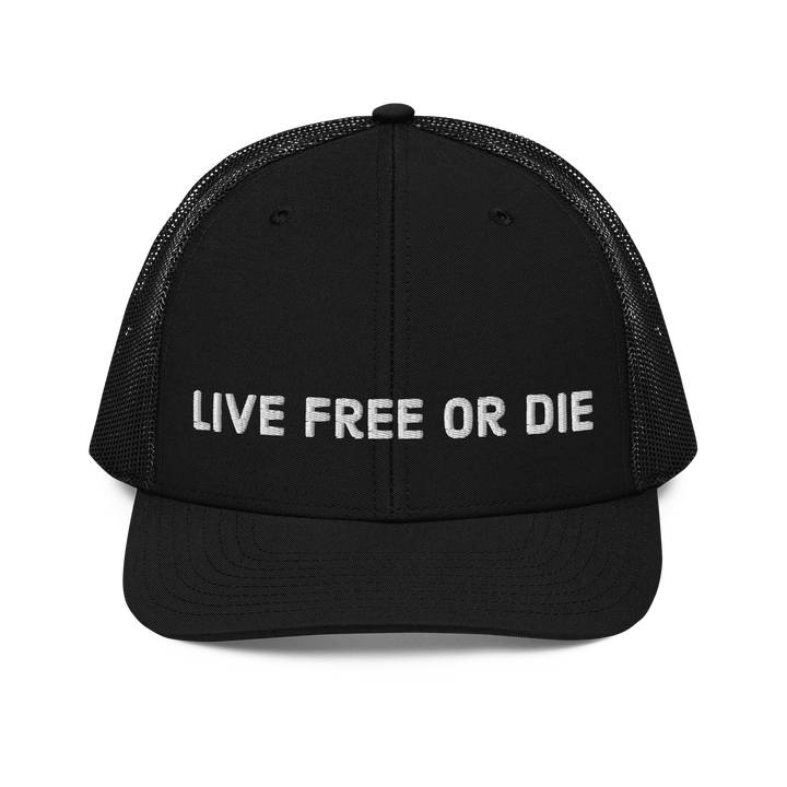Live Free or Die trucker hat