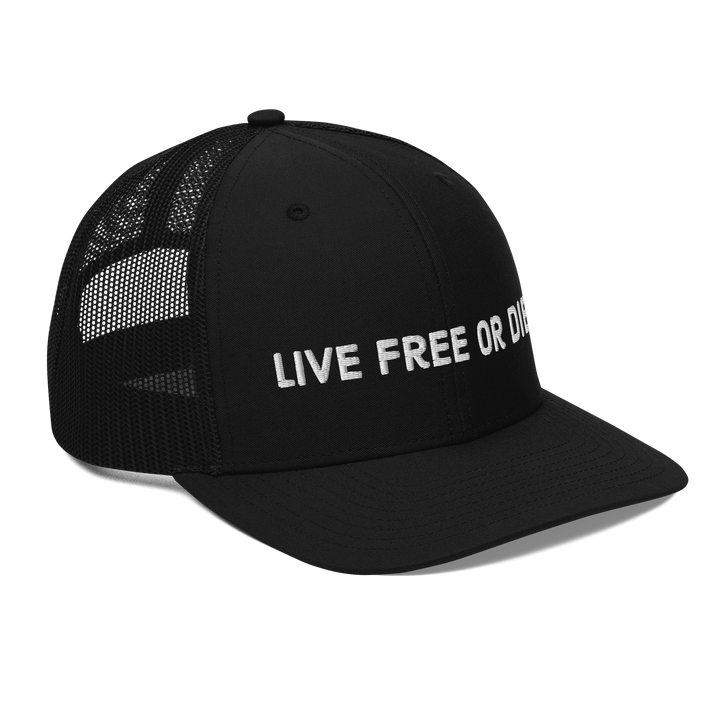Live Free or Die trucker hat