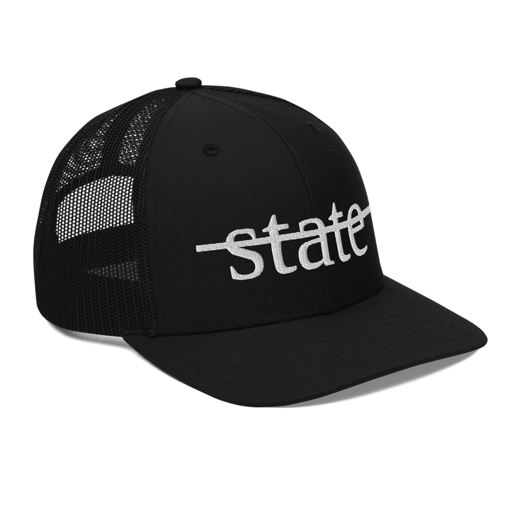 ̶s̶t̶a̶t̶e̶ trucker hat