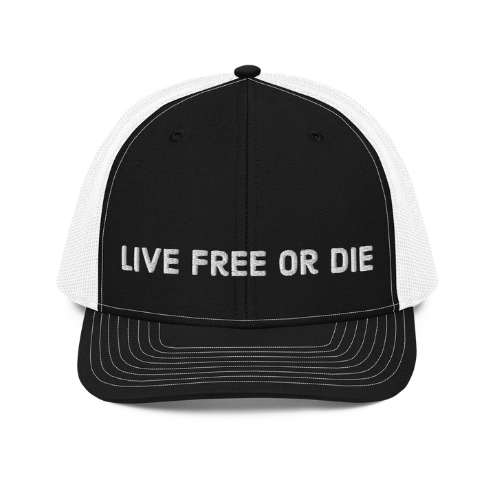 Live Free or Die trucker hat