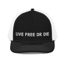 Live Free or Die trucker hat