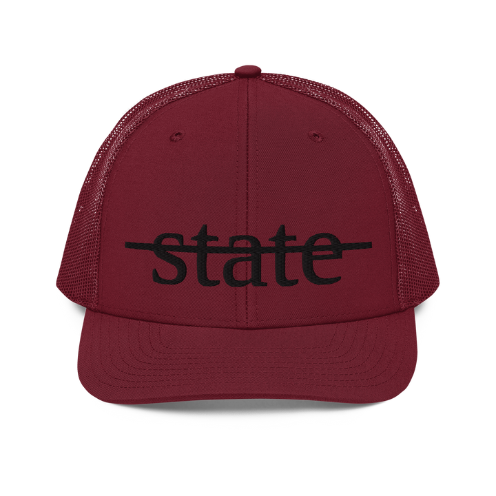 ̶s̶t̶a̶t̶e̶ trucker hat