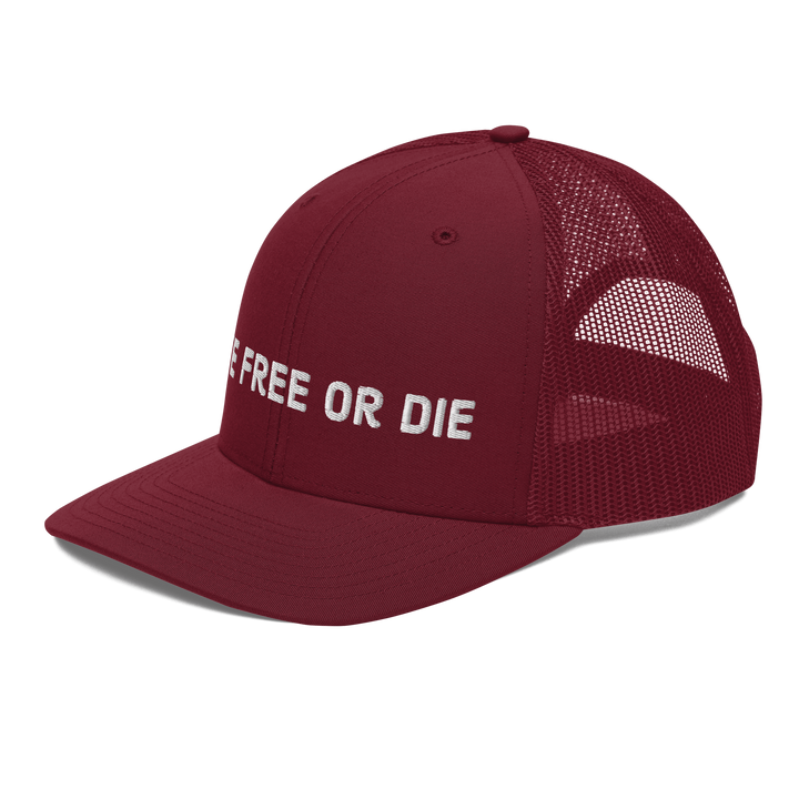 Live Free or Die trucker hat