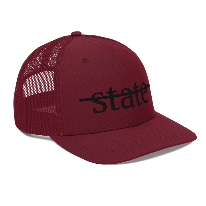 ̶s̶t̶a̶t̶e̶ trucker hat