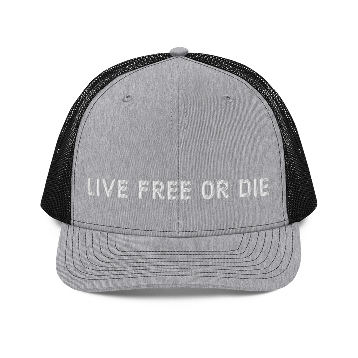 Live Free or Die trucker hat