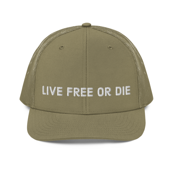Live Free or Die trucker hat
