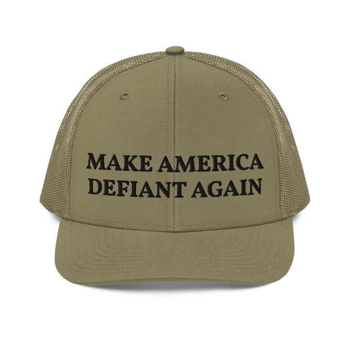 Make America Defiant Again trucker hat