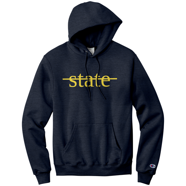 Champion sweatshirt black and gold sales