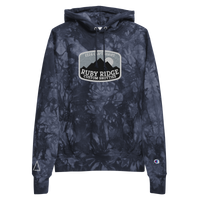 Ruby Ridge (night) Champion premium+ tie-dye hoodie