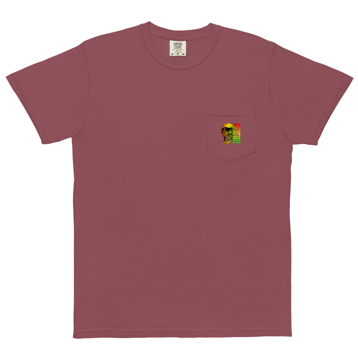Roots Eyepatch Comfort Colors pocket t-shirt