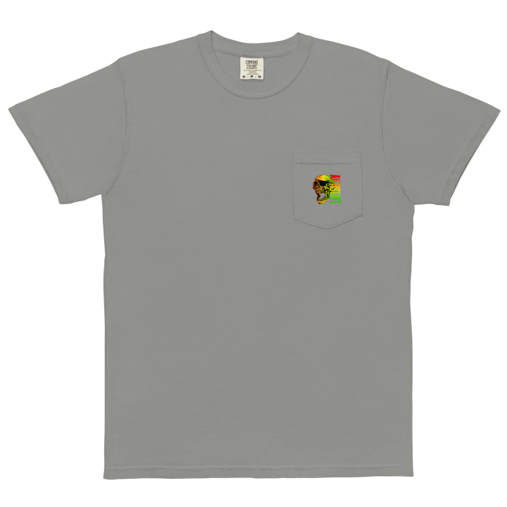 Roots Eyepatch Comfort Colors pocket t-shirt