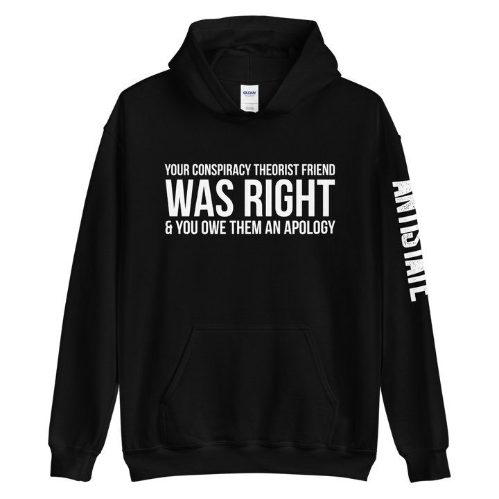 Conspiracy Theorist Friend v1 hoodie