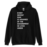 Ashamed of the Government v1 hoodie