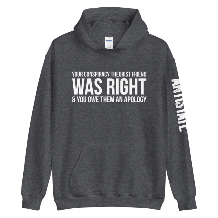 Conspiracy Theorist Friend v1 hoodie