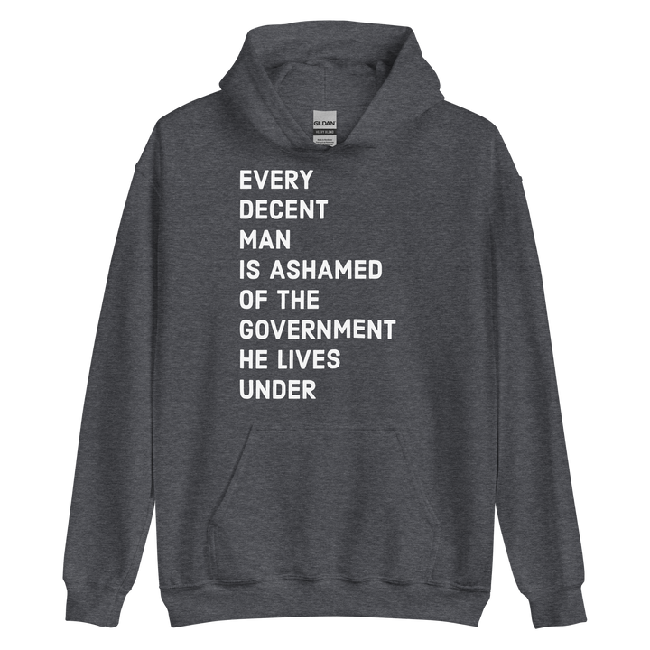 Ashamed of the Government v1 hoodie
