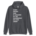 Ashamed of the Government v1 hoodie