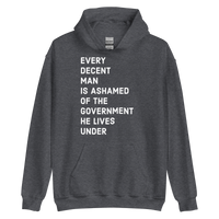 Ashamed of the Government v1 hoodie