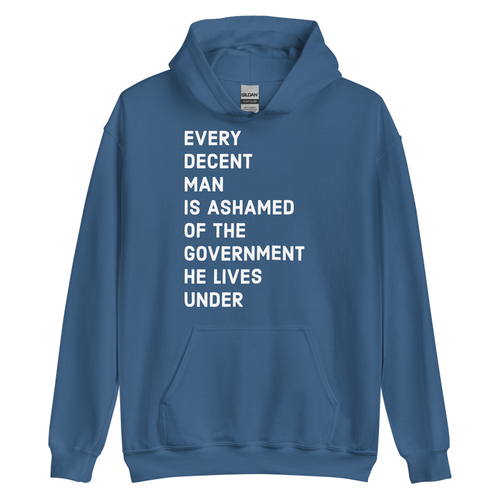 Ashamed of the Government v1 hoodie