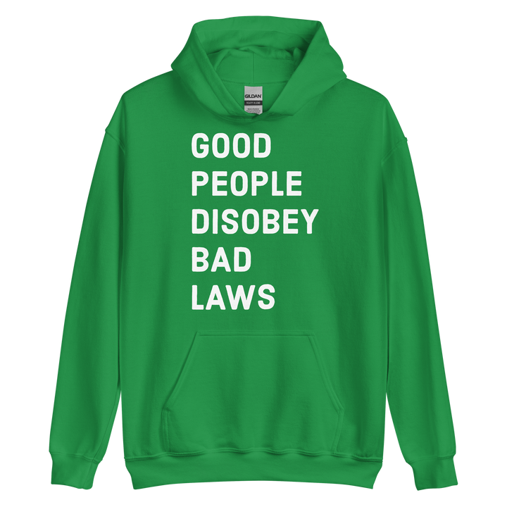 Disobey Bad Laws v1 hoodie
