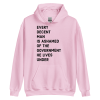 Ashamed of the Government v1 hoodie