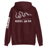 Resist, or Die. v2 hoodie