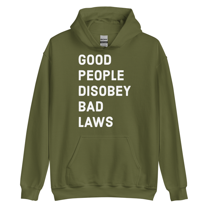 Disobey Bad Laws v1 hoodie
