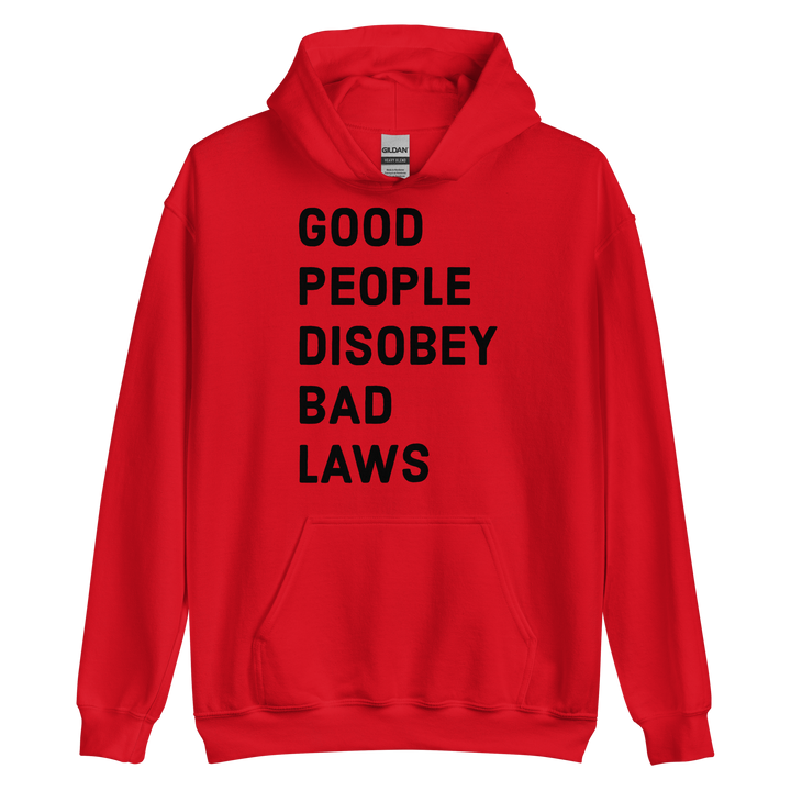 Disobey Bad Laws v1 hoodie