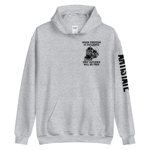 Outlaws Will Be Free v2 hoodie