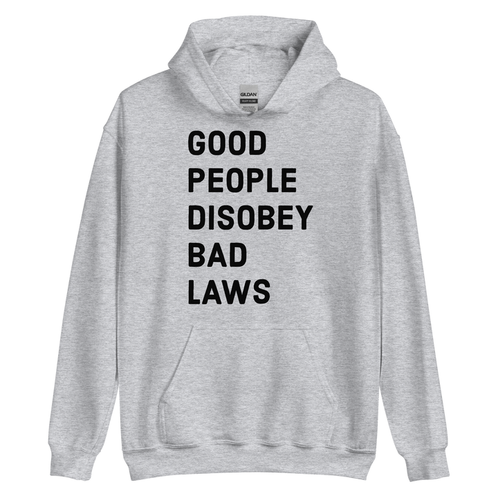 Disobey Bad Laws v1 hoodie
