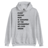 Ashamed of the Government v1 hoodie