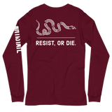 Resist, or DIe. v2 long-sleeved t-shirt