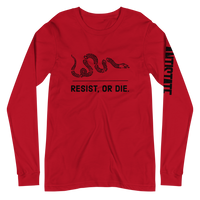 Resist, or DIe. v1 long-sleeved t-shirt