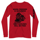 Outlaws Will Be Free v1 long-sleeved t-shirt