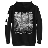 make america defiant again v2 premium hoodie