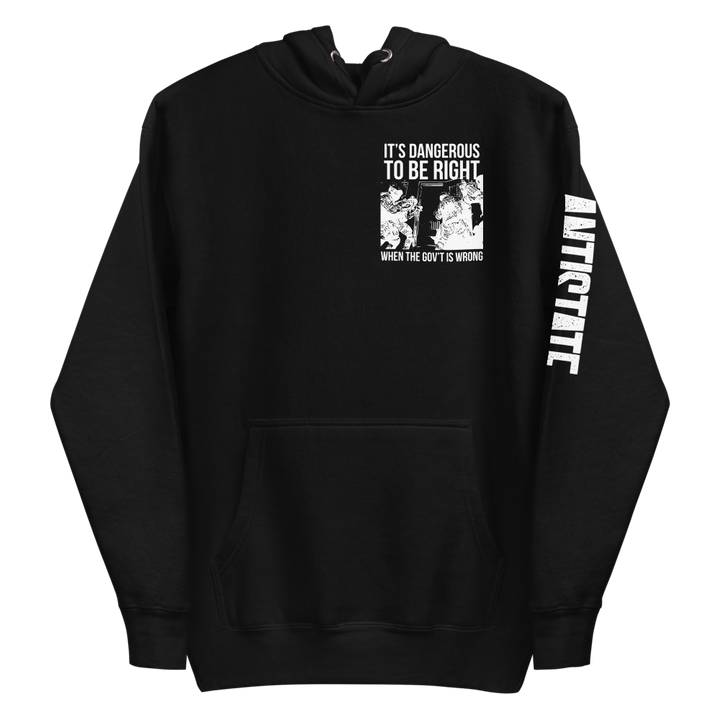 Dangerous to be Right v2 premium hoodie