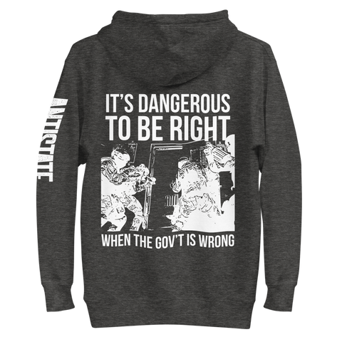 Dangerous to be Right v2 premium hoodie