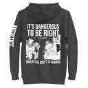 Dangerous to be Right v2 premium hoodie
