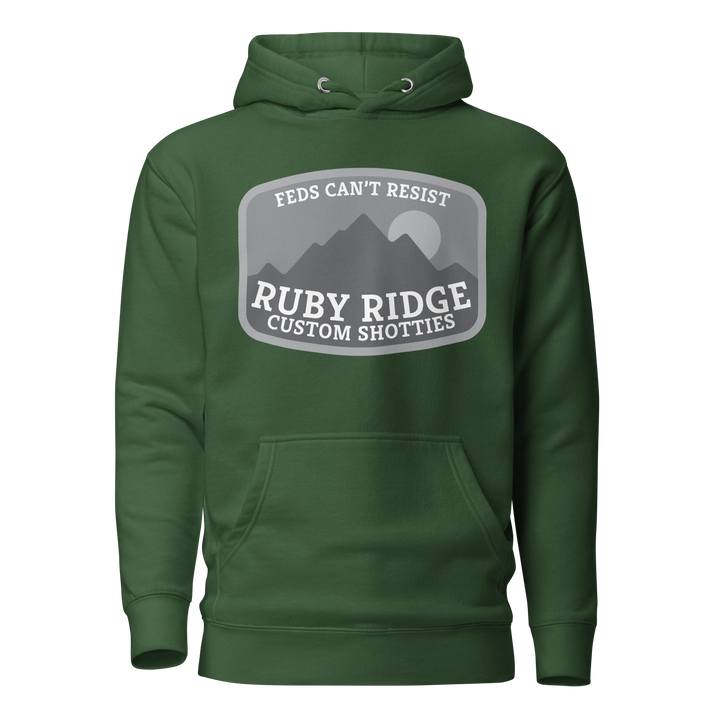 Ruby Ridge (subdued) premium hoodie