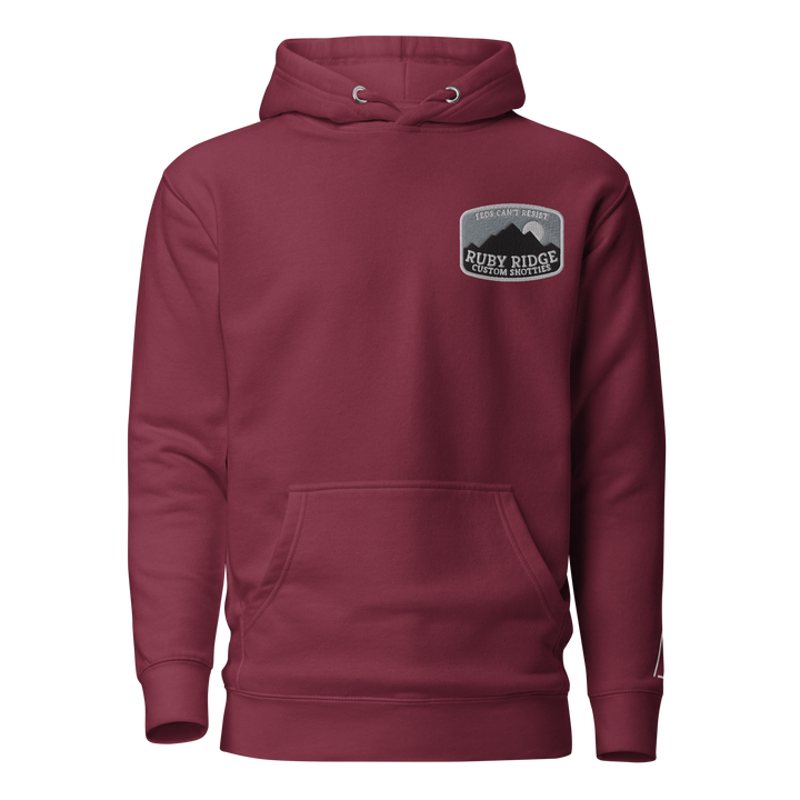 Ruby Ridge (night) premium hoodie