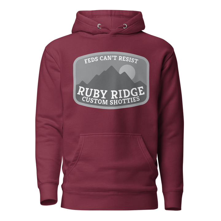 Ruby Ridge (subdued) premium hoodie